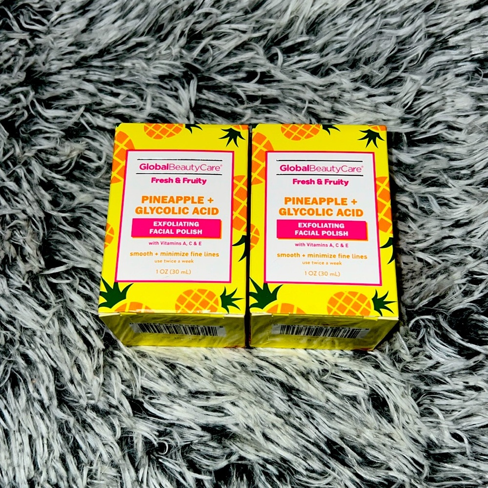 BRAND NEWW (2) GLOBAL BEAUTY CARE-FRESH & FRUITY EXFOLIATING FACIAL POLISH